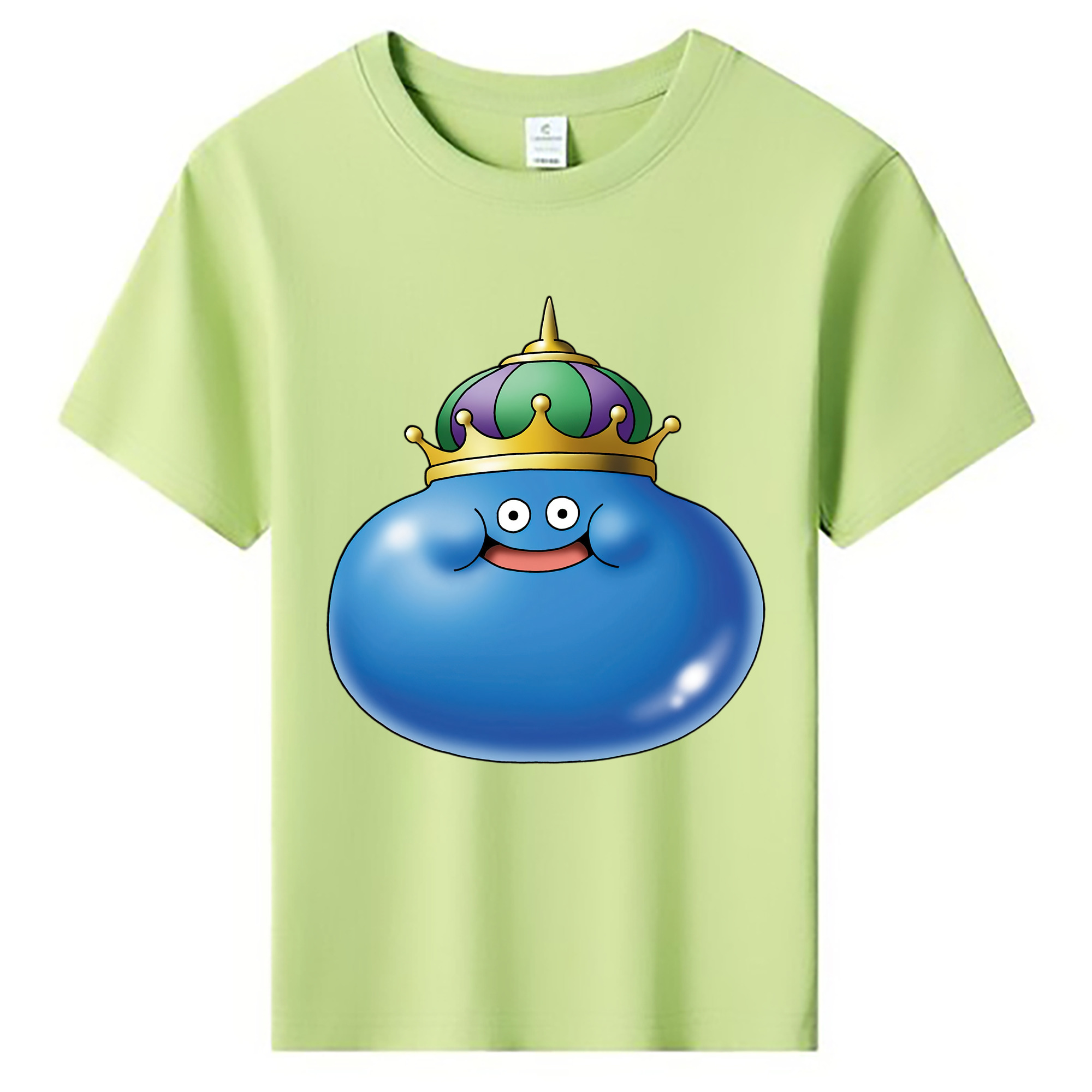 （画像用） ドラゴンクエスト Doragon Kuesuto Dragon Quest 綿100％キッズTシャツ（フロントプリント）